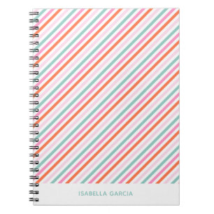 Caderno Espiral Personalizado Fofo Colorido