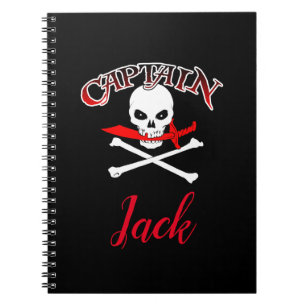 Caderno Espiral Personalizado Jolly Roger (Cutlass)