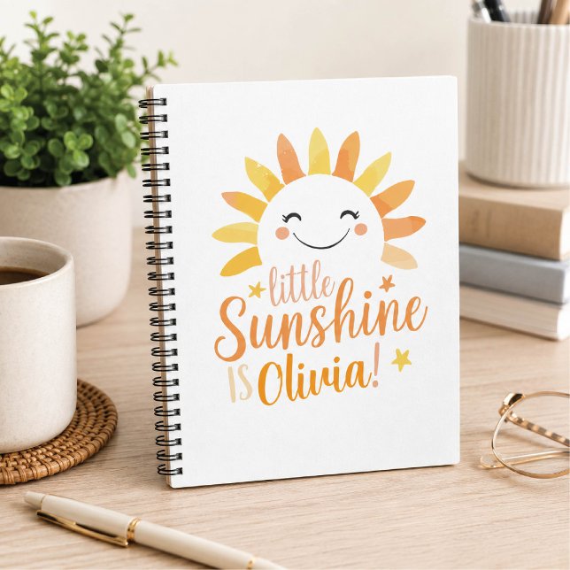Caderno Espiral Personalizado Pequeno Sol (Criador carregado)