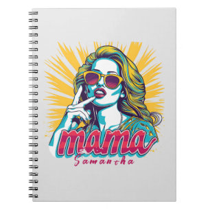 Caderno Espiral Personalizado Retro Mama Pop Art (5)