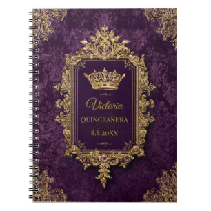 Caderno Espiral Personalizado Royal Amethyst Quinc