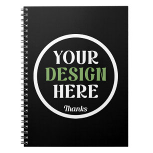 Caderno Espiral personalizado, único, elegante e minimalista hersh