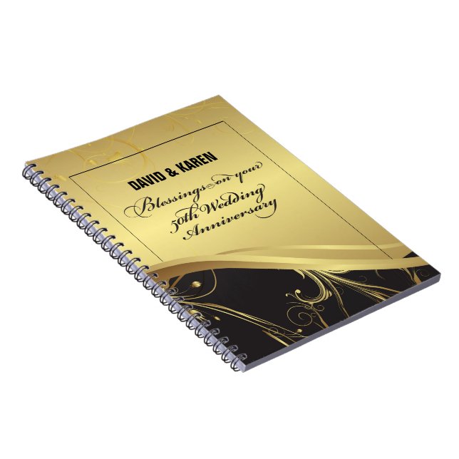 Caderno Espiral Personalizar, 50º Aniversário Religioso (Lado Direito)