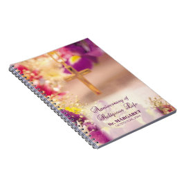 Caderno Espiral Personalizar, Aniversário da Vida Religiosa, freir