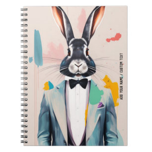 Caderno Espiral PERSONALIZAR - Cavalheiro do Coelho Coelho Cader