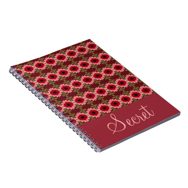 Caderno Espiral Personalizar Este Notebook Secreto Padrão (Lado Direito)