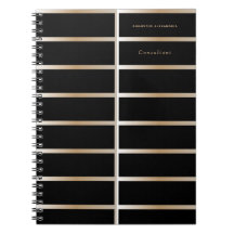 Personalizar na moda preto e ouro executivo