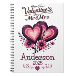 Caderno Espiral Personalizar nosso primeiro Dia de os namorados Sr