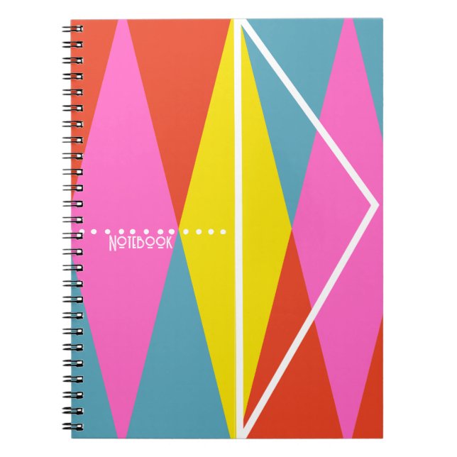 Caderno Espiral PERSONALIZAR: notebook Harlequin (Frente)