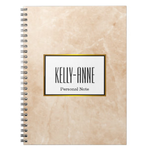Caderno Espiral Personalizar o Designer de Textura de Mármore de 