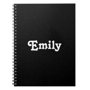 Caderno Espiral personalizar o nome - notebook