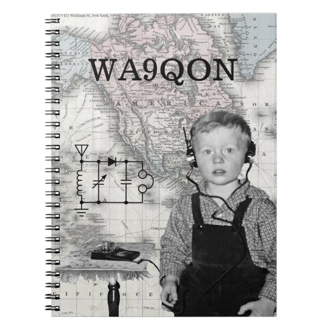 Caderno Espiral Personalizar o Radio Letters (Frente)