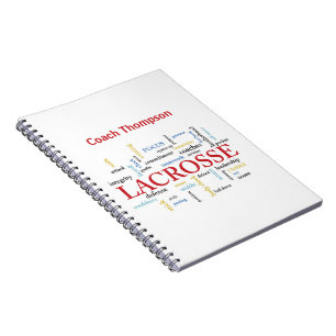 Caderno Espiral Personalizar Palavras de Obrigados de treinador La