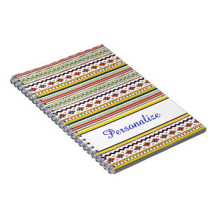 Caderno Espiral Personalizar Tribal primavera brilhante