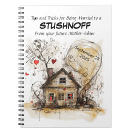 Caderno Espiral Personalizável, Guia da Sogra para o Casamento