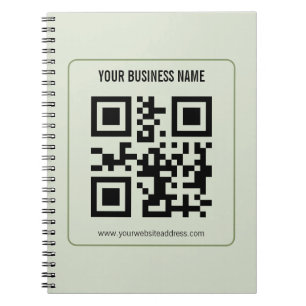 Caderno Espiral Personalize Seu Modelo de Nome de Negócio de Códig
