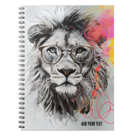 Caderno Espiral PERSONALIZE: Theo Roar | Diário para notebook