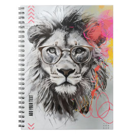 Caderno Espiral PERSONALIZE: Theo Roar | Diário para notebook