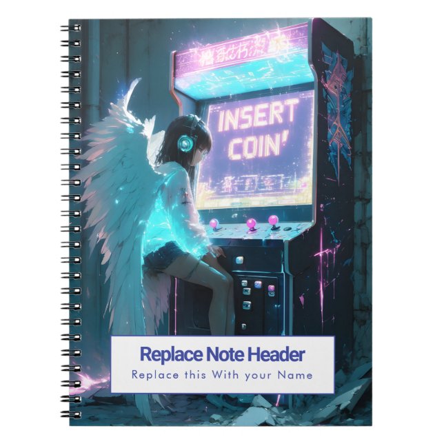 Caderno Espiral Personalized Anime Themed Notebook (Frente)