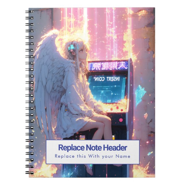 Caderno Espiral Personalized Anime Themed Notebook (Frente)