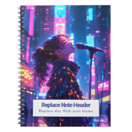 Caderno Espiral Personalized Anime Themed Notebook