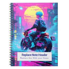 Caderno Espiral Personalized Anime Themed Notebook
