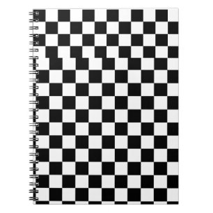 Caderno Espiral Personalized Black and White