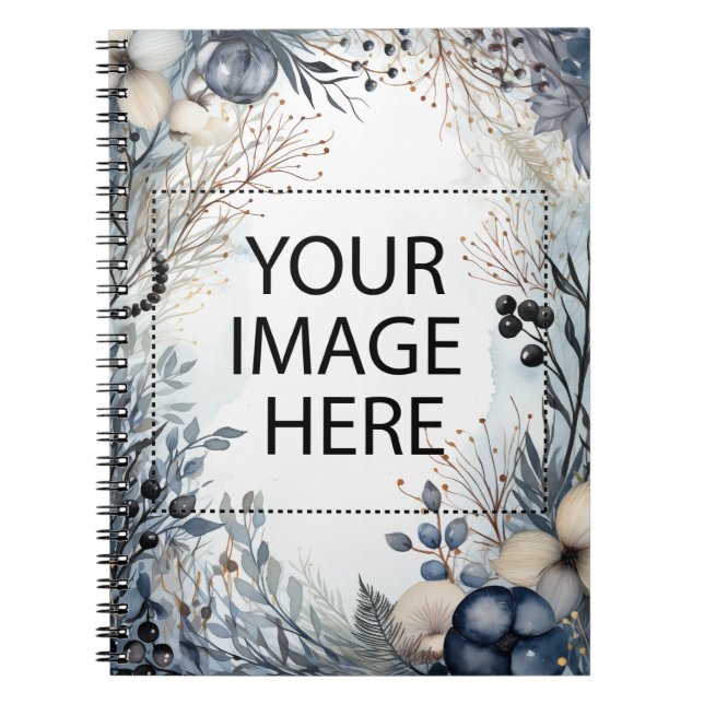 Caderno Espiral Personalized Custom Your Own Photo & Text (Frente)
