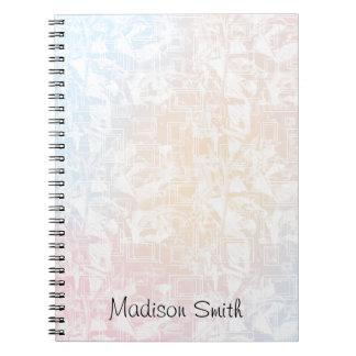 Caderno Espiral Personalized Geometric 