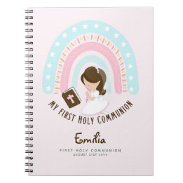 Caderno Espiral Personalized Girls Prayer Journal or Bible Study 