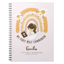 Caderno Espiral Personalized Girls Prayer Journal or Bible Study 