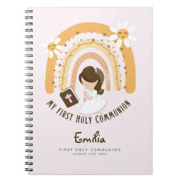 Caderno Espiral Personalized Girls Prayer Journal or Bible Study 