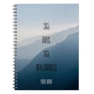 Caderno Espiral Personalized  minimalist  365 dias 365