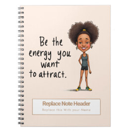 Caderno Espiral Personalized Motivational Notebook
