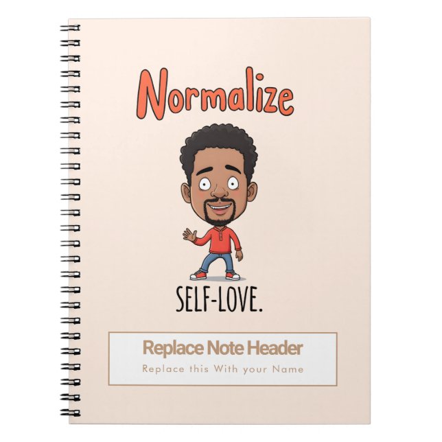 Caderno Espiral Personalized Motivational Notebook (Frente)