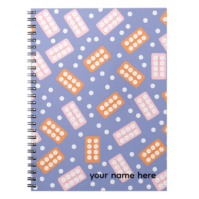 Caderno Espiral Personalized Pharmacy Tech Notebook (Frente)