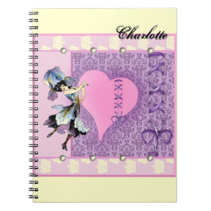 Caderno Espiral Personalized pretty pink gift ideas for girls