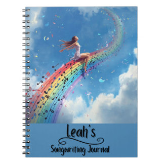 Caderno Espiral PERSONALIZED Songwriting Journal, Spiral Bound