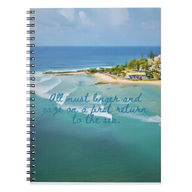 Caderno Espiral Persuasão: Demore e Contemple (Frente)