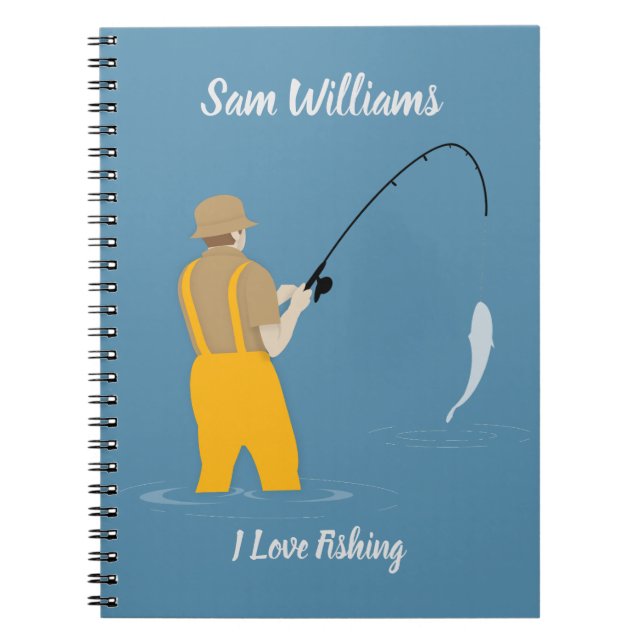 Caderno Espiral Pesca (Frente)