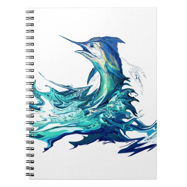 Caderno Espiral Pesca desportiva do espadim (Frente)