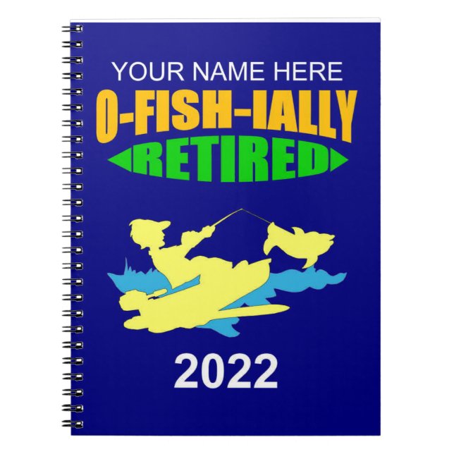 Caderno Espiral Pesca oficial e reforma (Frente)