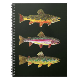Caderno Espiral Pescadores de Trout Fly