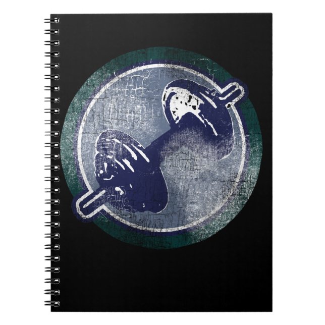 Caderno Espiral Peso da malhação GYM (Frente)
