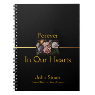 Caderno Espiral Pessoas 2 Memorial Funeral Guest Book SpNB