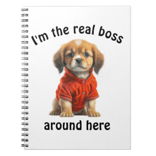 Caderno Espiral Pet Photo Boss Dog Personalizado