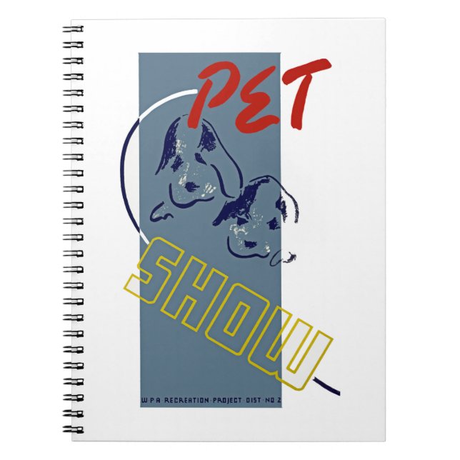 Caderno Espiral Pet Show (Frente)