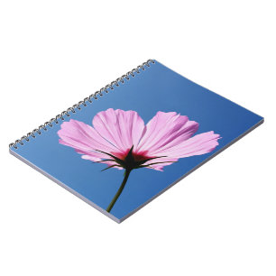 Caderno Espiral Pétalas cor-de-rosa