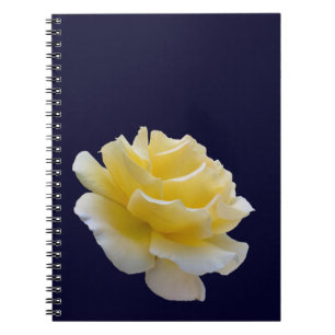 Caderno Espiral Pétalas de rosa amarela
