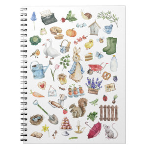 Caderno Espiral Peter, o Coelho